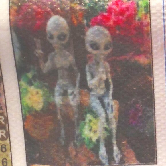 Aliens Diamond Painting Kit, new item - Picture 1 of 3